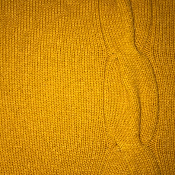 Ruby Rose Mustard Knit Turtleneck Sweater - Picture 3 of 5
